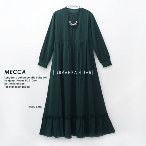 GAz-001 Mecca  Dress - Gamis Polos Ceruti Babydoll